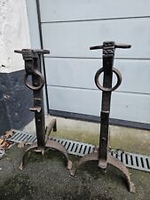 chenet cheminée tête de