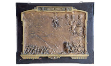 Italie A. Battaggi - WWI Victoria grand Bas relief sculpture patriotique bronze