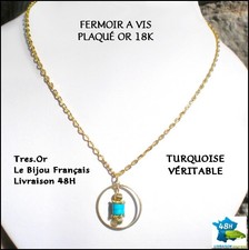 TURQUOISE VERITABLE COLLIER