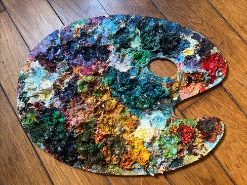 Palette artiste peintre - d'artiste,