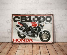 Plaque métal vintage Honda CB