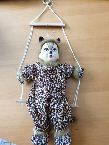 Grande poupée tigre tête - , en