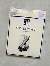 Collant nylon voile irisé avec couture GIVENCHY Vintage 1980s - Taille 3/4 NEUF