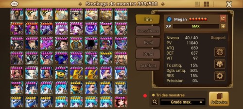 Compte summoners war - summoners, serveur