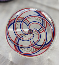 Saint Louis Paperweight PRESSE PAPIER du BICENTENAIRE de la Révolution  de 1789