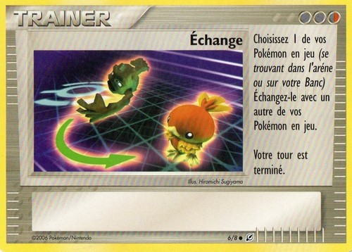 Echange promo carte - echange,