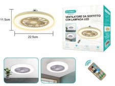 Ventilateur De Plafond Avec Lampe LED Intégrée Arrango Télécommande 3 Couleurs