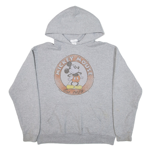 Hoodie gris femme mickey mouse - femme,