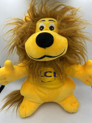 Peluche lion mascotte lcl - peluche,