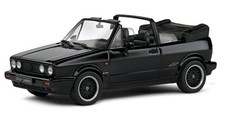 SOLIDO, VOLKSWAGEN Golf MKI cabriolet Sportline 1992 Noir, échelle 1/43, SOL4...