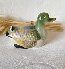 ➰ ancien PORTE-SAVON Yves ROCHER ? en forme de CANARD ? en Faïence