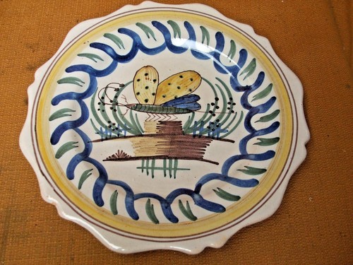 Assiette ancienne faience - assiette,