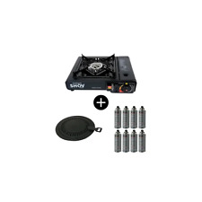Shov Gazinière Cuisinière Camping Petit Avec 8 Gaz Inclus Accessoires Grill