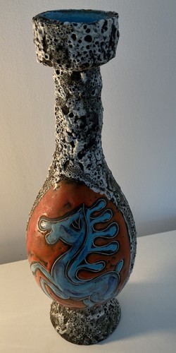 Vase zoomorphe décor cheval