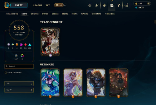 Lol account euw all champs - euw/, /