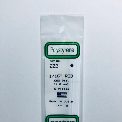 Evergreen 222 styrene plastic - evergreen,