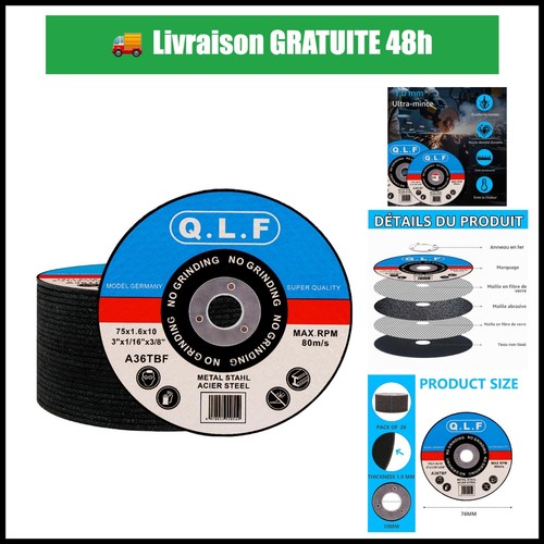 Disques découpe 76mm pour - de,