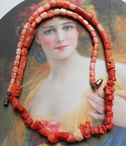 Superbe collier ancien - , en