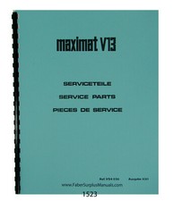 Emco Maximat V13 Lathe Parts
