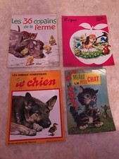 Lot 4 anciens livres enfant