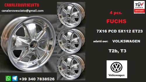 Jantes fuchs brillantes 7x16 - fuchs,