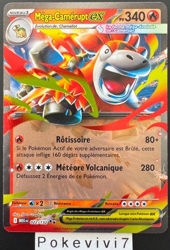Carte pokemon mega camerupt - carte,