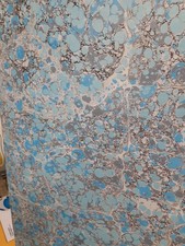 Papier marbré à la cuve de