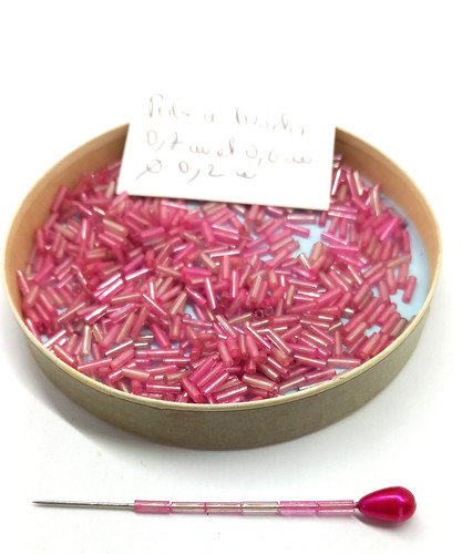 Perles broder tube en - perles,