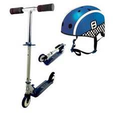 Funbee - patinette 2 roues avec casque bol
