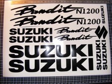 Planche de stickers SUZUKI BANDIT 1200N Réservoir et carénages 4COLORIS AU CHOIX