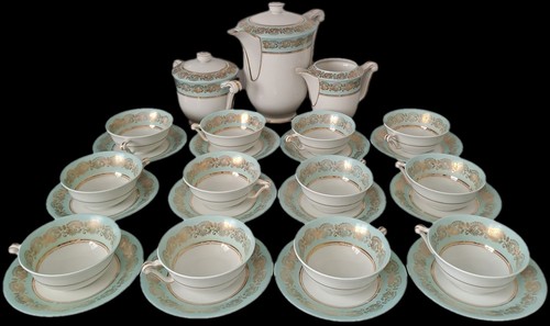 Service thé porcelaine - à, en