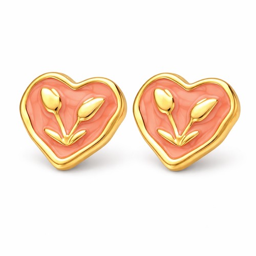 Boucles oreilles cœur - d'oreilles,
