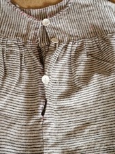 vetement ancien : ensemble pantalon et camisole fait à la maison