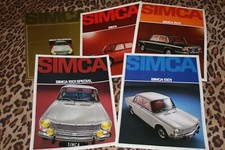 (MC1/C) Catalogues brochures SIMCA 1501 special 1301 SIM'4
