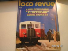 **c Loco Revue n°485 Autorail Renault TE en O / tracteurs BA 11 et 12 en HOm