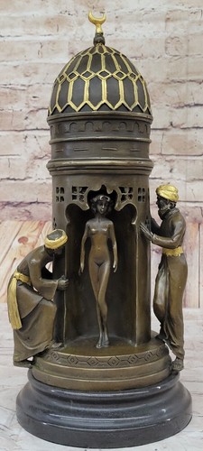 Sculpture bronze franz bergman - bronze,