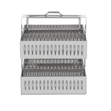  Slide Staining Rack Lamelles Microscope Support Diapositive Au Organisateur