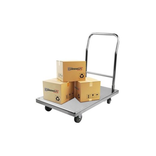 Chariot inox plateforme