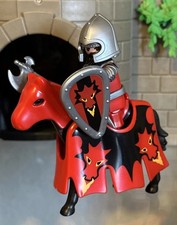 Playmobil Moyen Âge Château Fort - Chevalier Dragon + Monture