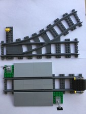 LEGO train Passage à niveau.aiguillage et heurtoir provenant du train 60198 Neuf