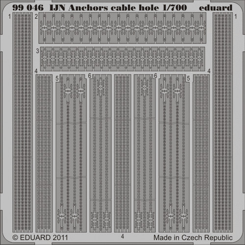 Eduard 99046 ijn anchors - anchors, 1/700
