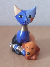 Rosina Wachtmeister "Bella + Oscar" 7cm figurine Chat Chien Goebel porcelaine
