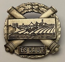 Secteur Fortifié ESCAUT. 54° Rgt Infant. Forteresse. RIF. Non émaillé (L208 Div)