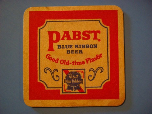 Sous verre bière pabst - bière,