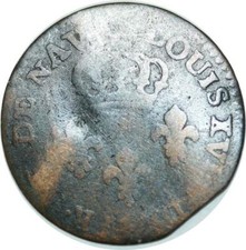 Q0243 Guadeloupe Colonie Cayenne 2 Sous Louis XVI 1789 A Paris -> Make offer