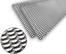 2x Universel Grille Réseau En Aluminium Noir 30x10mm 100x30cm