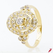 Bague Femme 750/18K Or Jaune