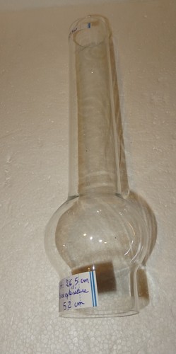 310 ancien verre de lampe - verre,