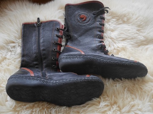 Bottes marron vert brique - marron-vert, /brique