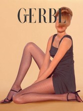 Collant fantaisie GERBE ENIVRANT Couleur/Noir 4 tailles. Fashion tights.